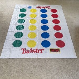Vintage 1966 Twister Game Mat Only No Box See Details Party Backdrop 60’s 70’s